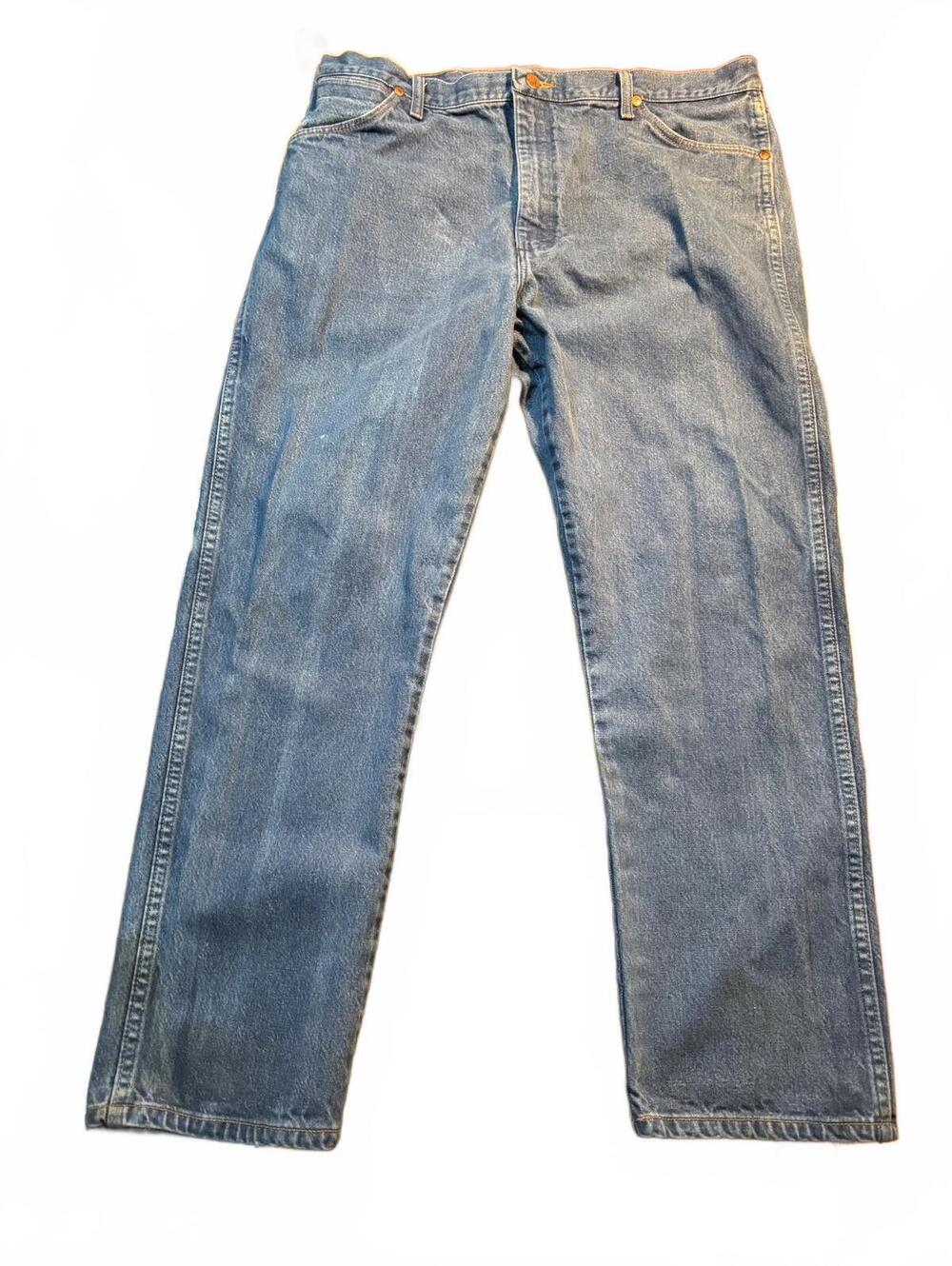 Vintage Y2K Wrangler Jeans Mens 40x32 Distressed Workwear